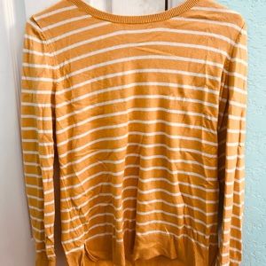 Striped yellow sweater